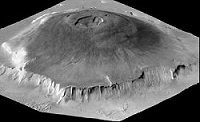 Olympus Mons, tallest volcano in the solar system