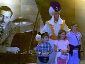 Gregory with Aladdin